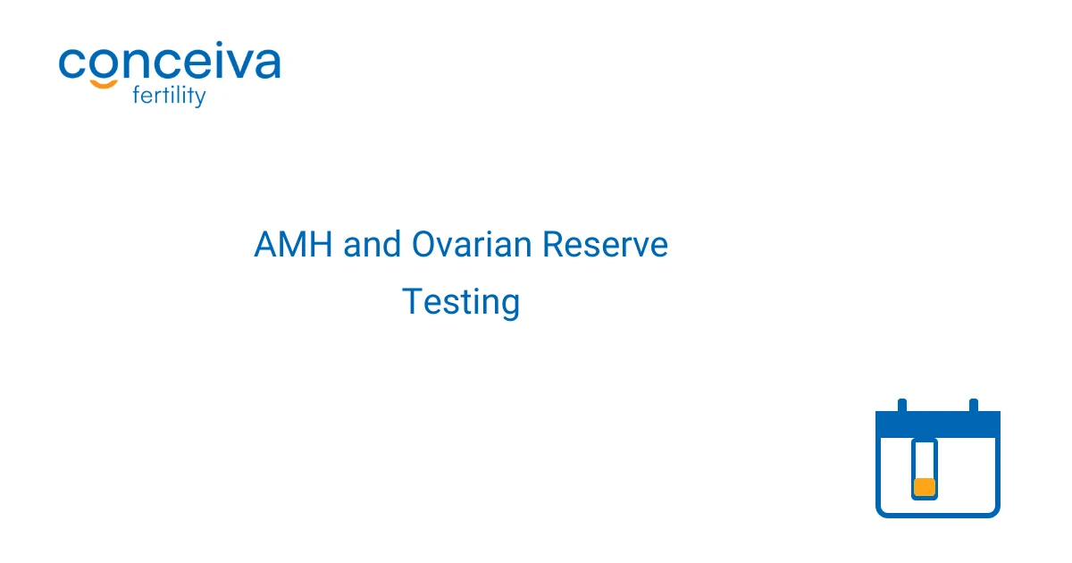 Conceiva Fertility article graphic about AMH and ovarian reserve testing