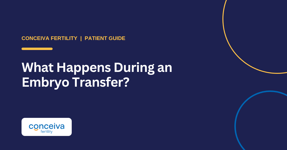 Conceiva Fertility patient guide: What Happens During an Embryo Transfer?